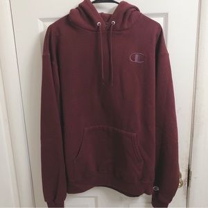 Champion Burgundy Hoodie